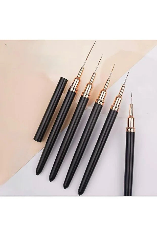 MİRACLE NAİLS 5’li Tırnak Süsleme Nail Art Fırça takımı