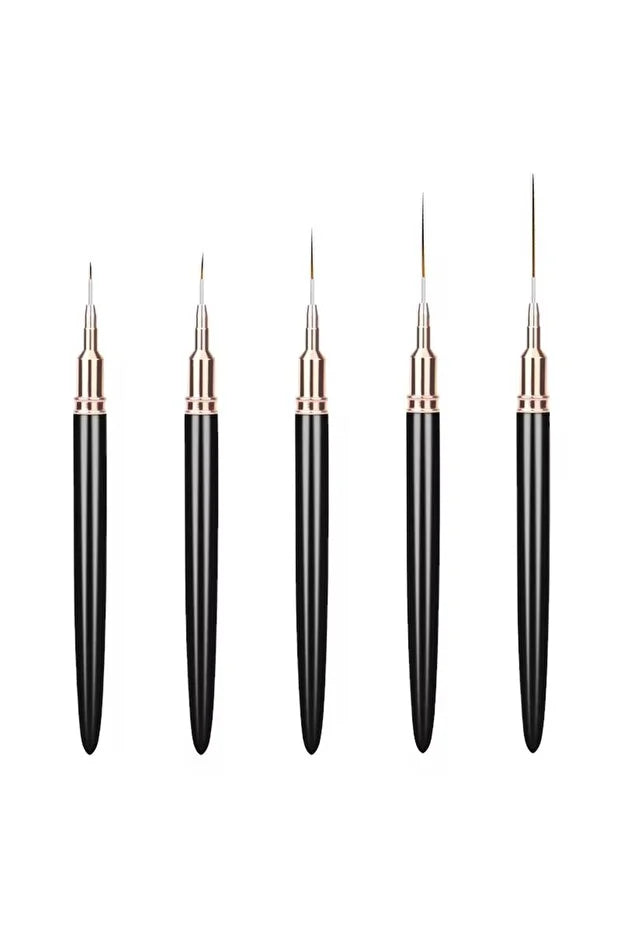 MİRACLE NAİLS 5’li Tırnak Süsleme Nail Art Fırça takımı