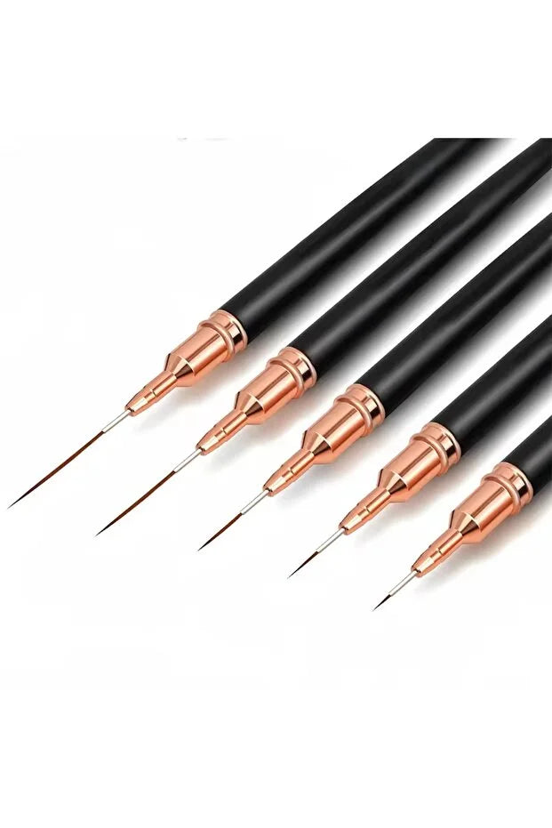 MİRACLE NAİLS 5’li Tırnak Süsleme Nail Art Fırça takımı