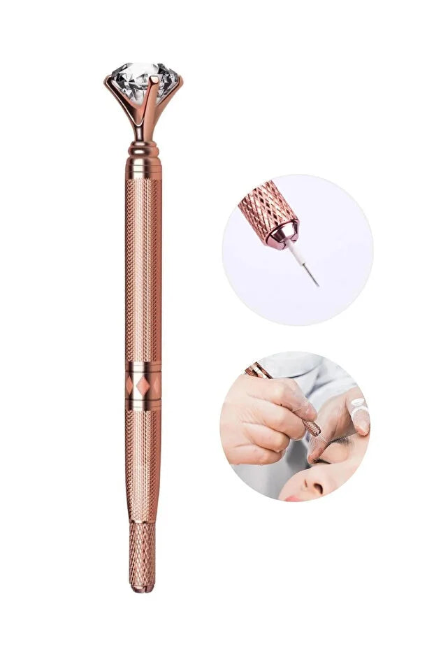 MİRACLE NAİLS Microblading Kalem Ve Kalıcı Kaş Kalem Makyaj Kıl Tekniği Manuel Elmas Topuz Kalem