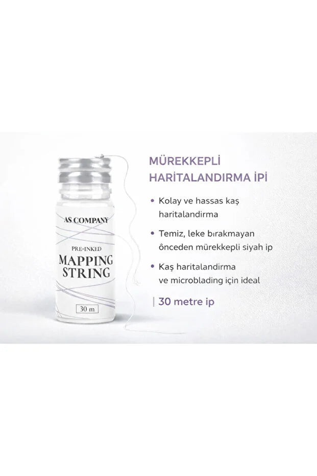 Dubai professional AS Company Mürekkepli Haritalandırma İpi – Pre-Inked Mapping String (30 Metre)
