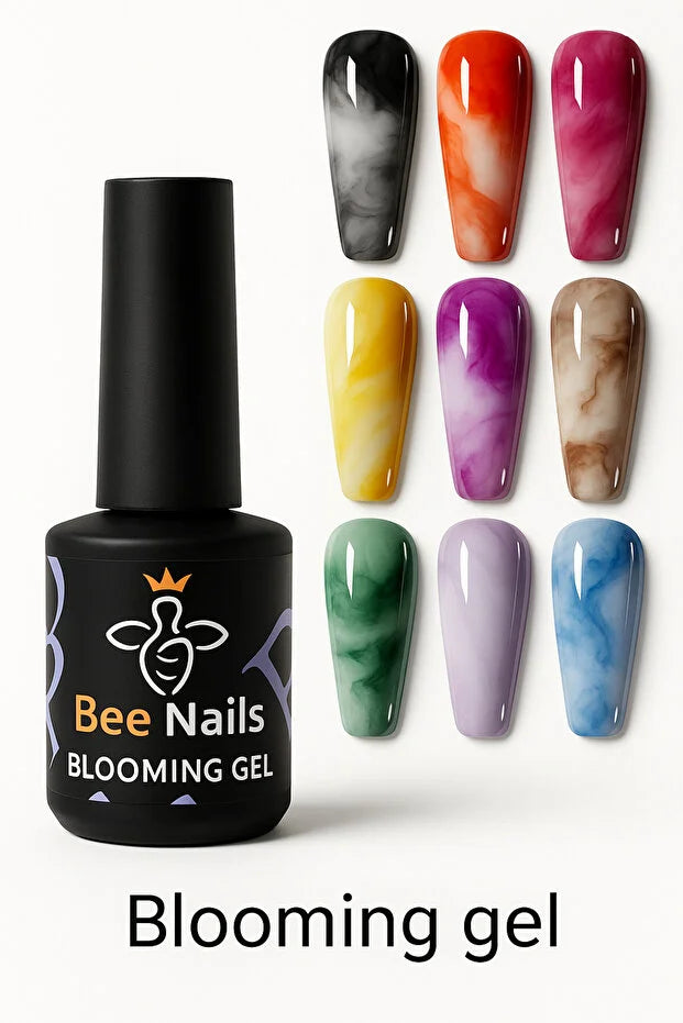 MİRACLE NAİLS BLOOMİNG GEL şeffaf Renk Watercolor (SULUBOYA) Efekt Tirnak Jeli