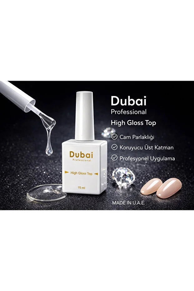 Dubai professional High Gloss Top Coat 15 ml