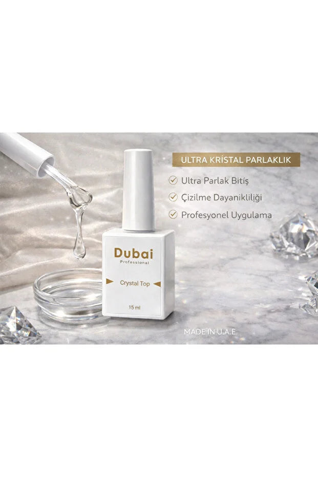 Dubai professional Crystal Top Coat 15 ml