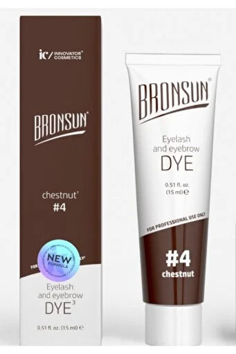 BRONSUN #4 Kahverengi Kaş Boyası