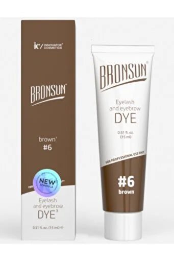 BRONSUN kaş boyası No 7 Dark Brown Koyu kahve
