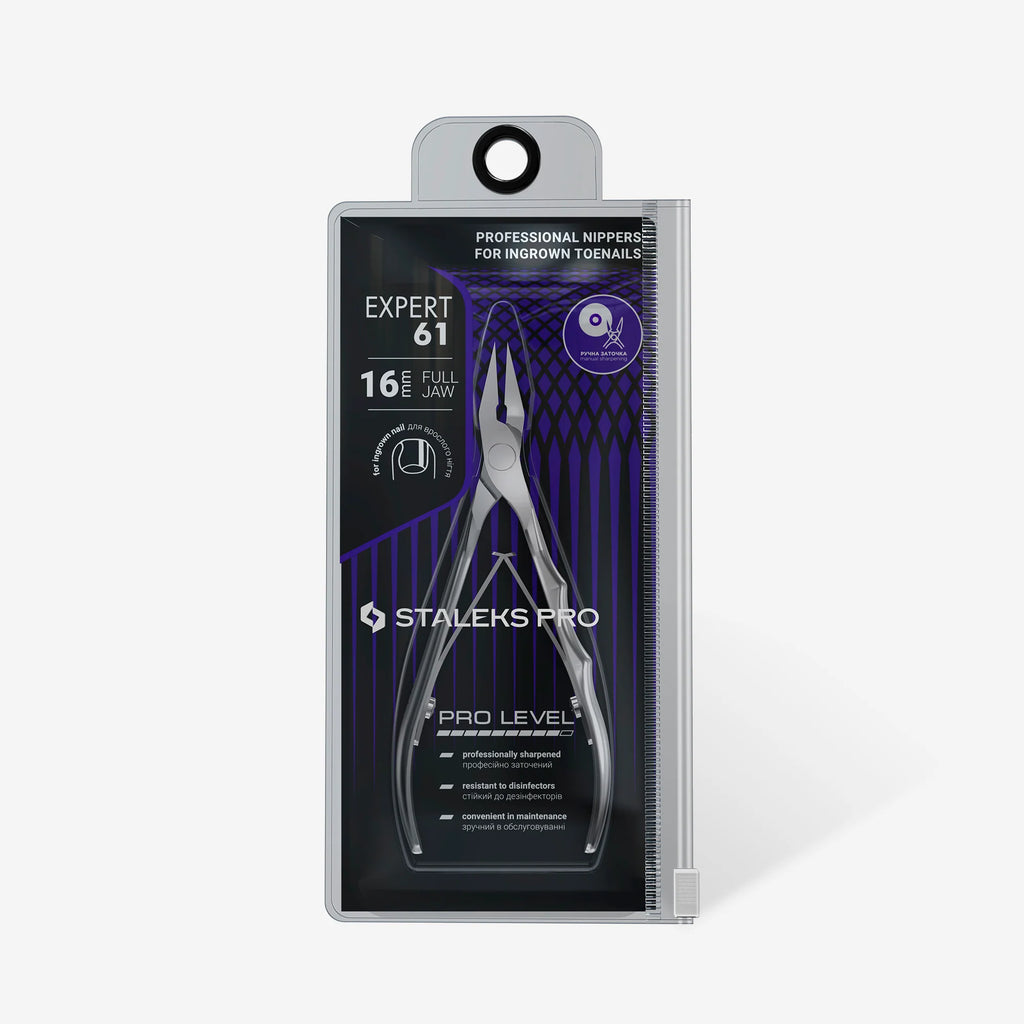 STALEKS EXPERT 61 Profesyonel Batık Tırnak Pensi 16 mm